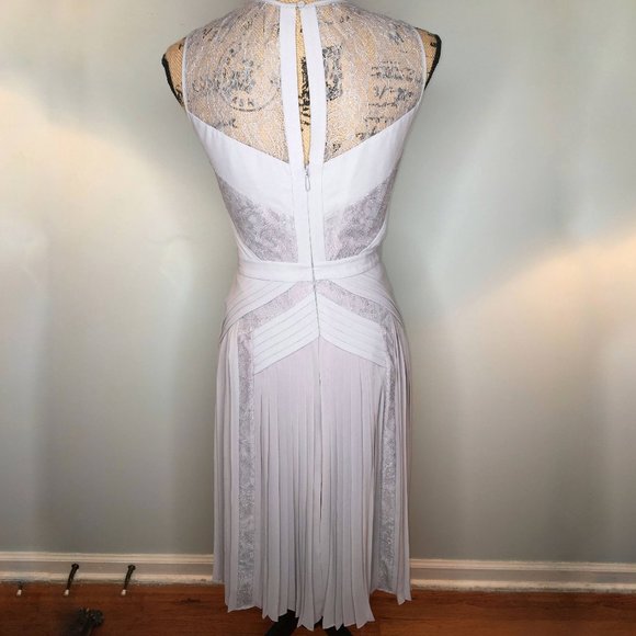 BCBG MAXAZRIA Raya Sleeveless Pleated Lace Dress - Picture 4 of 16